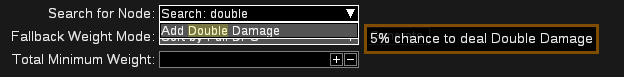 Optional Path of Building Double Damage timeless jewel filter