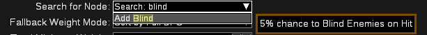 Optional Path of Building Blind on Hit timeless jewel filter